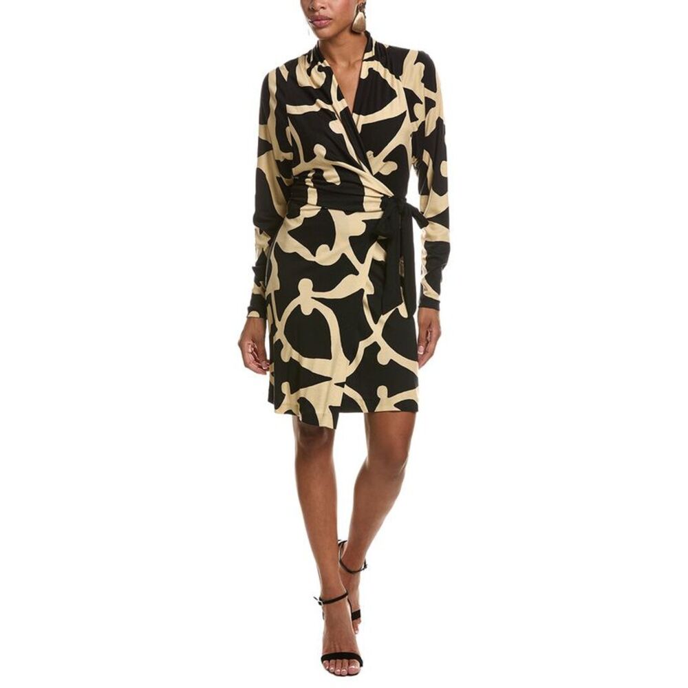 Diane Von Furstenberg Womens Arlo Wool-Blend Mini Dress